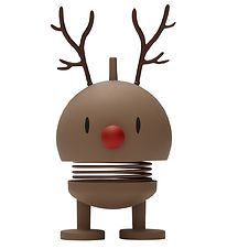 Hoptimist Small Soft Reindeer Bumble - 9 cm - Choco