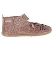 Living Kitzbühel Ballerina Slippers - Pink Glitter w. Cat