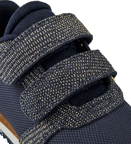 Woden Shoes - Sandra Pearl - Navy w. Glitter