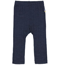 Joha Leggings - Uld/silke - Navy