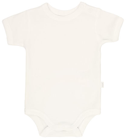 Joha s/s Bodysuit - Wool/Cotton - Cream