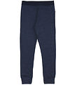 Joha Leggings - Uld/Silke - Navy