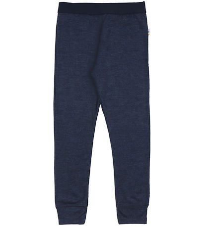 Joha Leggings - ull/Silki - Dökkblátt
