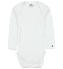 Smallstuff Romper l/s - Wit m. Pointelle