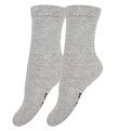 Fuzzies Socks - 2-Pack - Light Grey