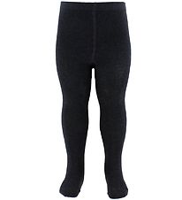 Collants Fuzzies - Laine/Coton - Gris Charbon