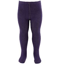Collants Fuzzies - Laine/Coton - Violet