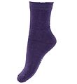 Fuzzies Socks - Wool/Cotton - Purple