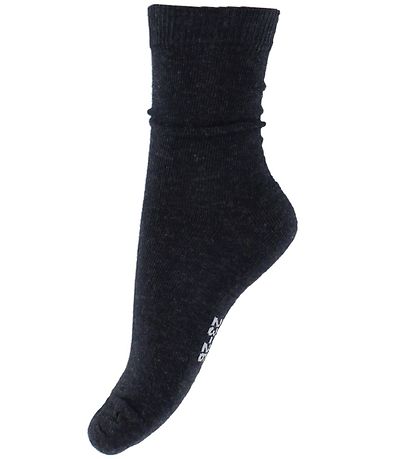 Fuzzies Socks - Wool/Cotton - Charcoal