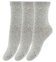 Melton Socks - 3-Pack - Grey Melange