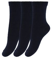 Melton Sokken - 3-pack - Navy