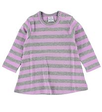 Smallstuff Jurk - Lavendel/Grijs Gestreept