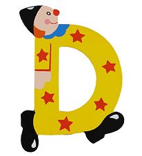 Petit Jour Paris Clowns Letter - D - Geel