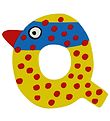 Petit Jour Paris Crazy Bird Letter - Q - Yellow