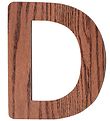 Sebra Träbokstäver - D
