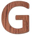 Sebra Träbokstäver - G