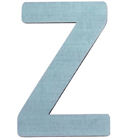 Sebra Träbokstäver - Z - Pastell Pojke