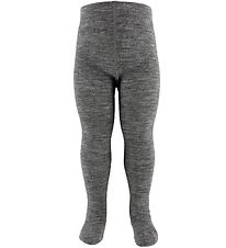 Fuzzies Tights - Wool - Grey Melange