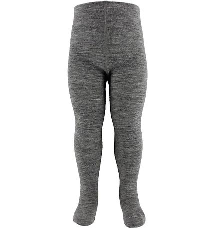 Fuzzies Tights - Wool - Grey Melange