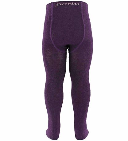 Fuzzies Tights - Wool - Purple
