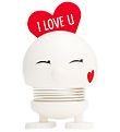Hoptimist Baby Love Bimble - 8 cm - Hvítt M. Hjarta