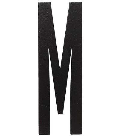 Design Letters Puiset kirjaimet - M - Musta