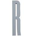 Lettres en bois Design Letters - R - Gris