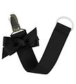 By Stær Pacifier Clip - Black w. Bow