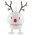 Hoptimist Baby Bumble Reindeer - Thunder - 10 cm - White