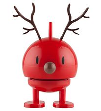 Hoptimist Baby Bumble Rensdyr - Lyn - 10 cm - Rød