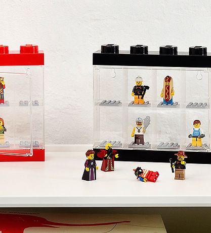 Présentoir de figurines LEGO® Storage - 8 Rum - 19 cm - Noir