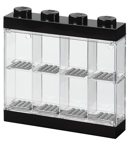 Présentoir de figurines LEGO® Storage - 8 Rum - 19 cm - Noir