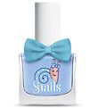 Snails Neglelakk - Bedtime Stories - Babyblå m. Glitter