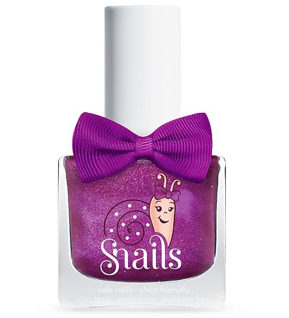 Snails Neglelakk - Raspberry Pie - Fuchsia m. Glitter