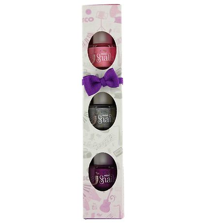 Snails Nail Polish - 3-Pack - Pinky Pink/Silvermist/Raspberry Pi
