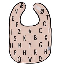 Design Letters Slabbetjes - Licht roze m. Letters