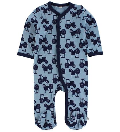 Pippi Nightsuits M/f - 2-Pack - Blue/Light Blue w. Print