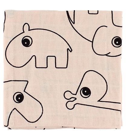 Done By Deer Muslin Cloth - 2-Pack - 70x70 - Powder w. Elphee