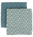 Done By Deer Muslin Cloth - 2-Pack - 70x70 - Blue/Dots