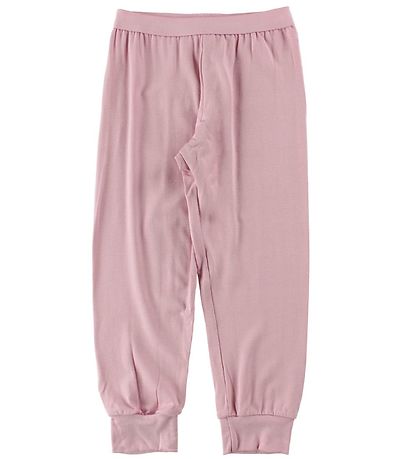 Joha Pyjama set - Bamboe - Roze m. Kant