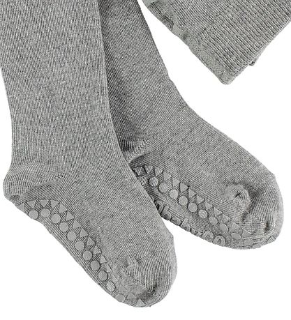 GoBabyGo Tights - Grey Melange
