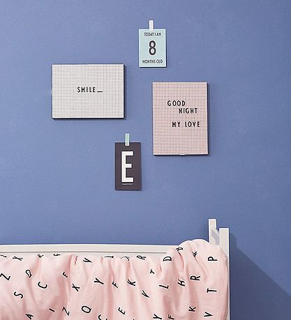Design Letters Tavle - A4 - Rosa