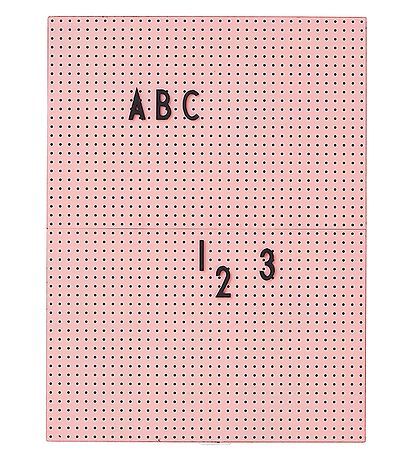 Design Letters Tavle - A4 - Rosa
