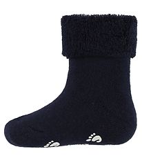 Fuzzies Babysokken - Anti-Slip Onder - Navy