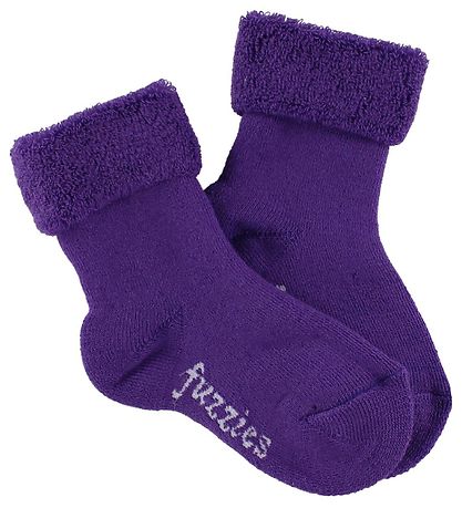 Fuzzies Terry Socks - Purple