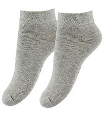 Fuzzies Enkelsokken - 2-pack - Grijs Gevlekt