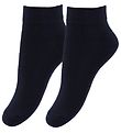 Fuzzies Ankle Socks - 2-Pack - Navy