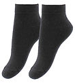 Fuzzies Ankle Socks - 2-Pack - Black