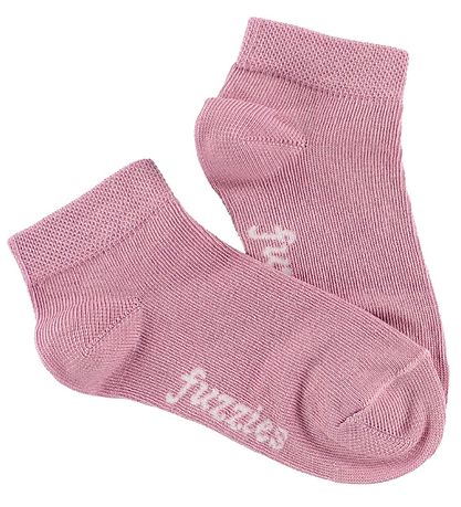 Fuzzies Ankle Socks - 2-Pack - Rose