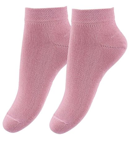 Fuzzies Ankle Socks - 2-Pack - Rose